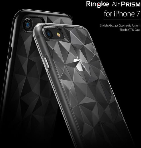 Ringke Air Prism Apple iPhone 7 / 8 Hoesje Transparant Zwart afbeelding 2