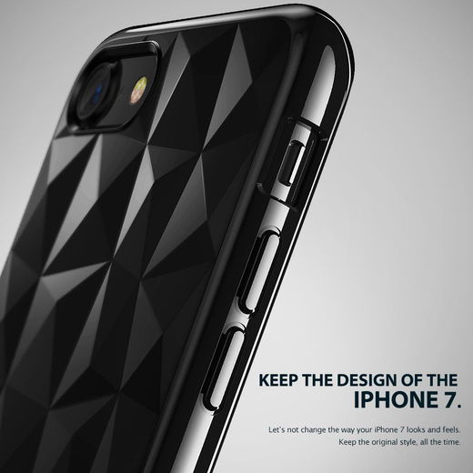 Ringke Air Prism Apple iPhone 7 / 8 Hoesje Transparant Zwart afbeelding 7
