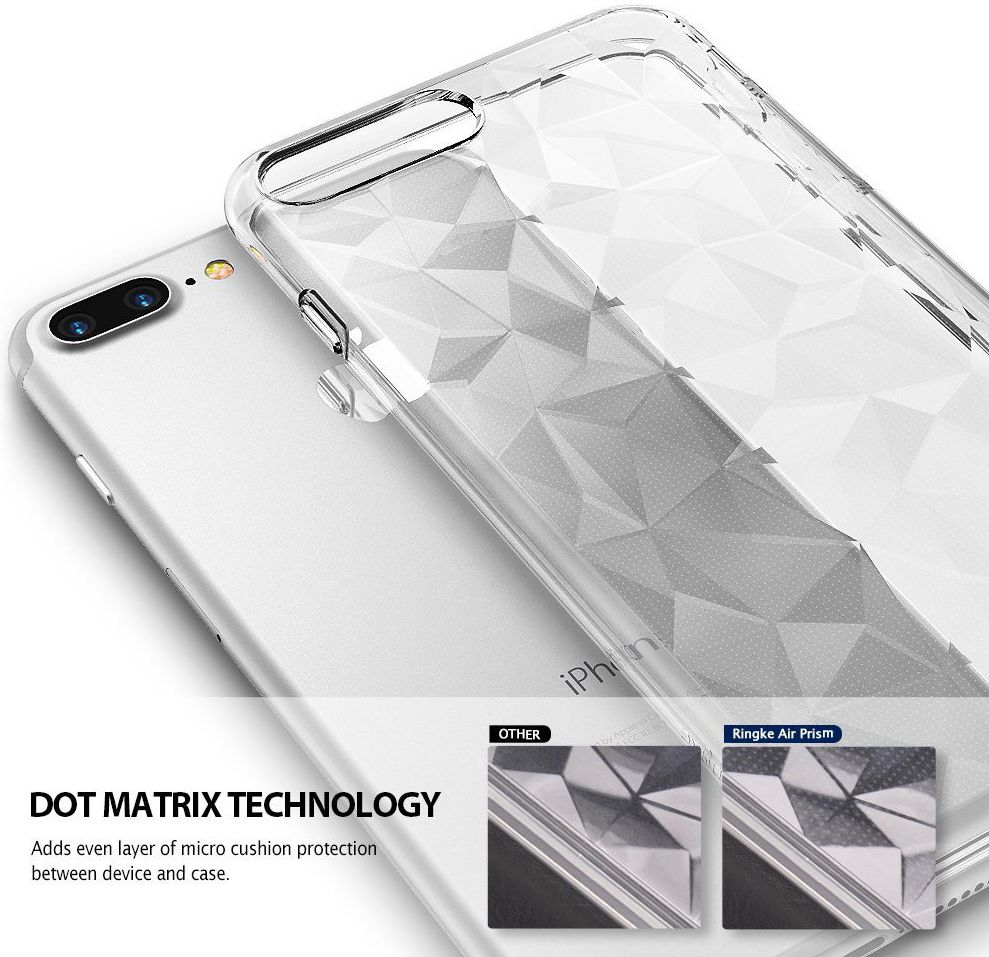 Ringke Air Prism Apple iPhone 7 Plus / 8 Plus Hoesje Transparant afbeelding 2