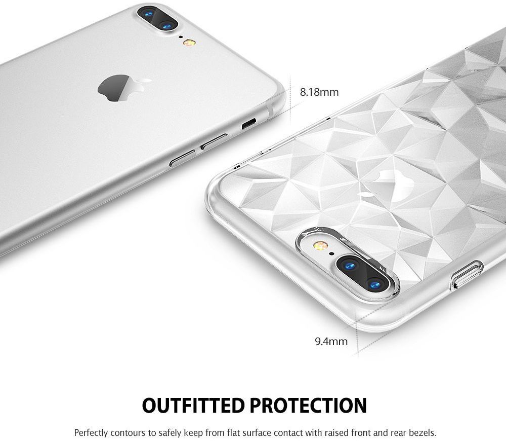 Ringke Air Prism Apple iPhone 7 Plus / 8 Plus Hoesje Transparant afbeelding 5