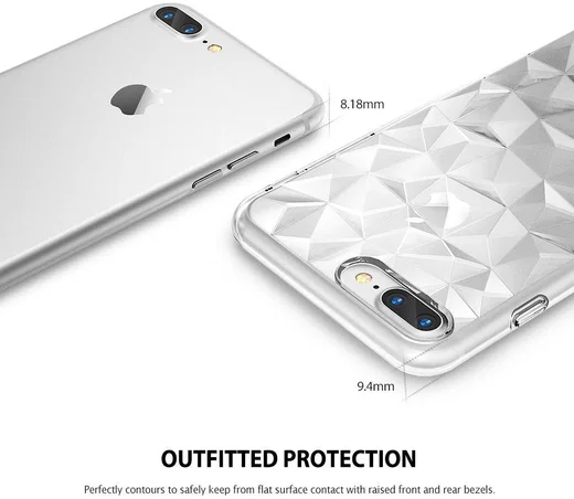 Ringke Air Prism Apple iPhone 7 Plus / 8 Plus Hoesje Transparant afbeelding 5