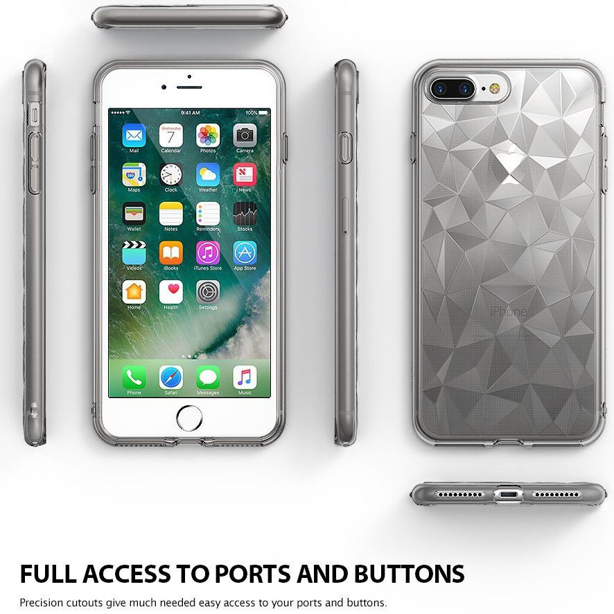 Ringke Air Prism Apple iPhone 7 Plus / 8 Plus Hoesje Transparant afbeelding 6