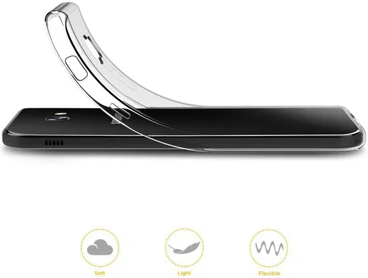 Samsung Galaxy A3 (2017) TPU Gel Hoesje Transparant afbeelding 5