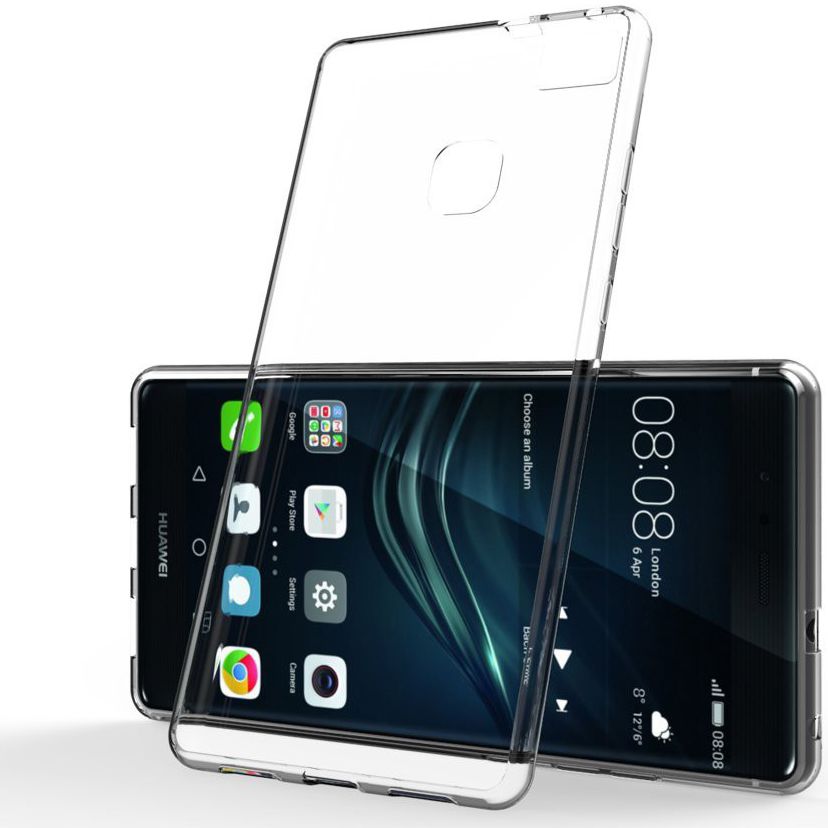 Huawei P9 Lite TPU Gel Hoesje Transparant afbeelding 1