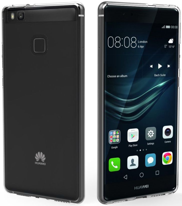 Huawei P9 Lite TPU Gel Hoesje Transparant afbeelding 3