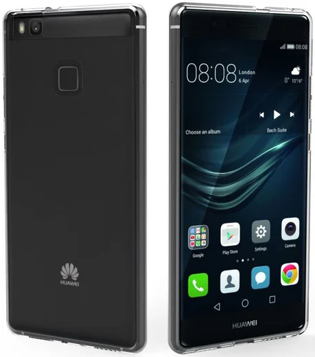 Huawei P9 Lite TPU Gel Hoesje Transparant afbeelding 3
