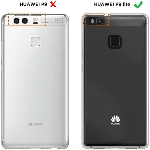 Huawei P9 Lite TPU Gel Hoesje Transparant afbeelding 5