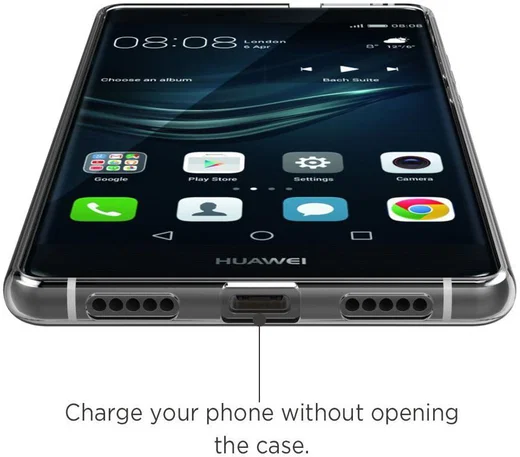 Huawei P9 Lite TPU Gel Hoesje Transparant afbeelding 6