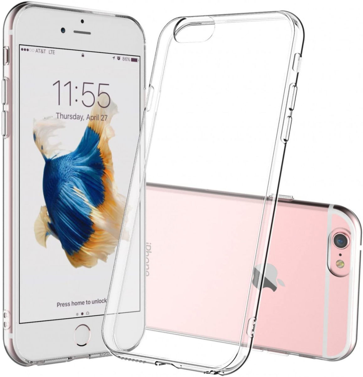 Apple iPhone 6(S) Transparant Hoesje afbeelding 2