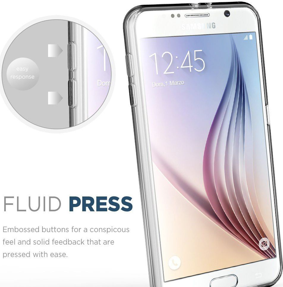 Transparant Samsung Galaxy S6 Hoesje afbeelding 5