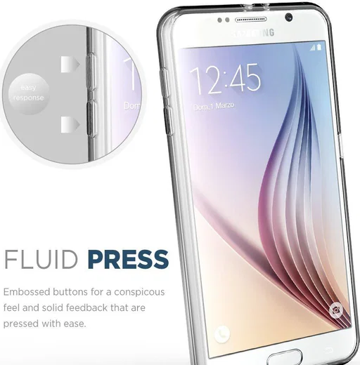 Transparant Samsung Galaxy S6 Hoesje afbeelding 5