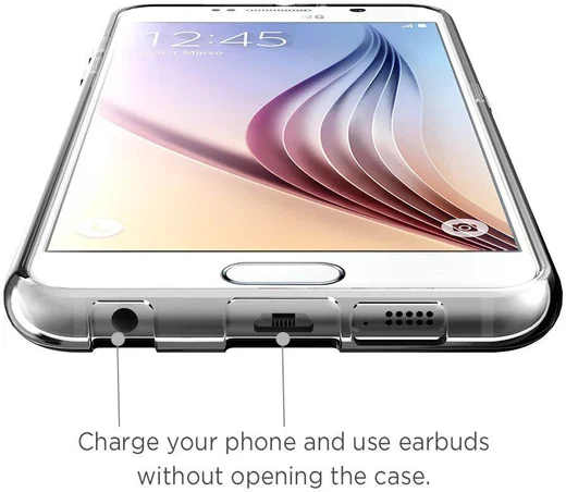 Transparant Samsung Galaxy S6 Hoesje afbeelding 6