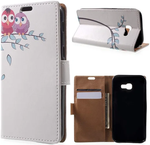 Samsung Galaxy A5 (2017) Portemonnee Print Love Owl afbeelding 10