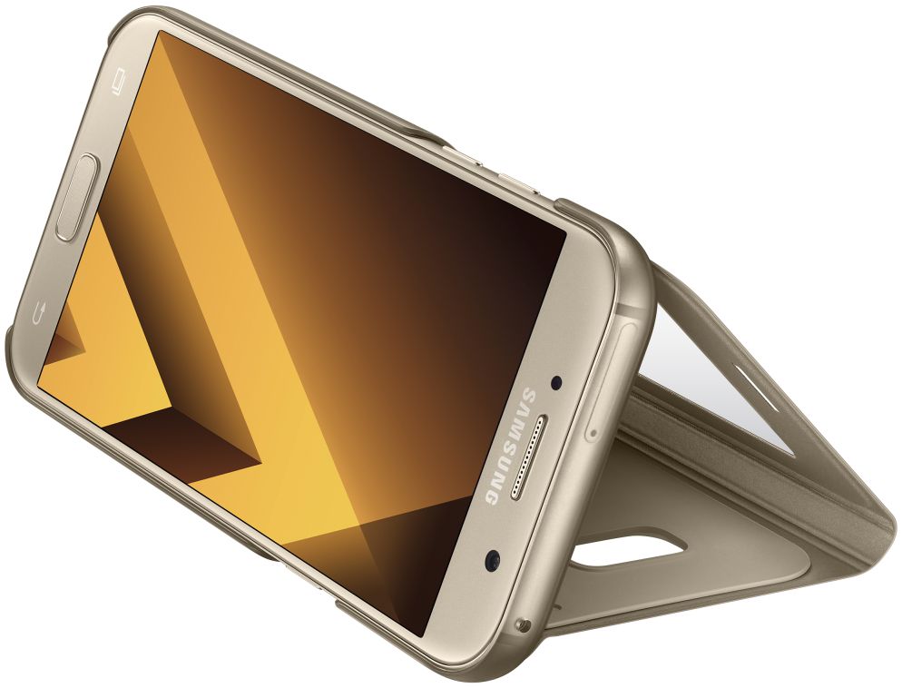 Samsung Galaxy A5 (2017) S-View Cover Goud Origineel afbeelding 3