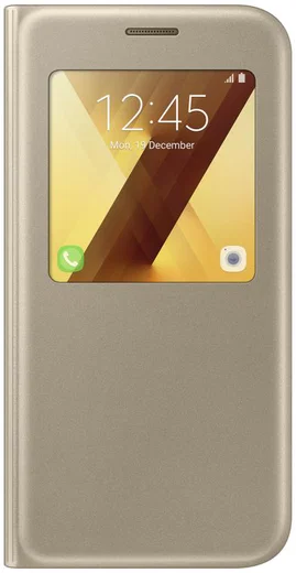 Samsung Galaxy A5 (2017) S-View Cover Goud Origineel afbeelding 1