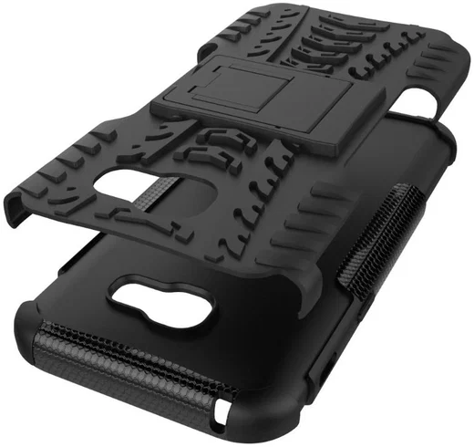 Stevig Samsung Galaxy A5 2017 Backcover Hoesje Zwart afbeelding 5