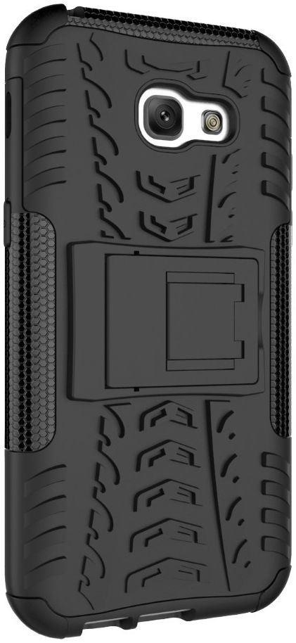 Stevig Samsung Galaxy A5 2017 Backcover Hoesje Zwart afbeelding 9