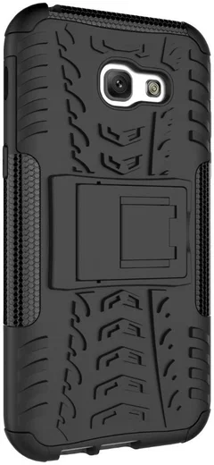 Stevig Samsung Galaxy A5 2017 Backcover Hoesje Zwart afbeelding 9