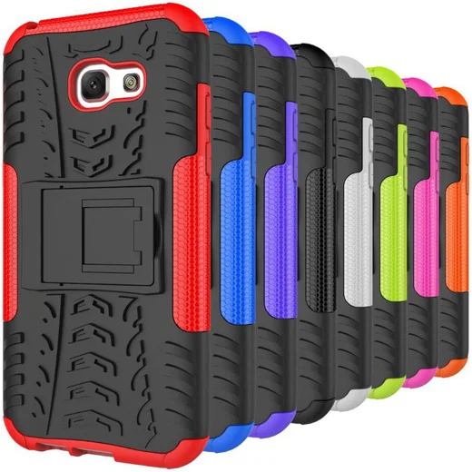 Stevig Samsung Galaxy A5 2017 Backcover Hoesje Blauw afbeelding 6