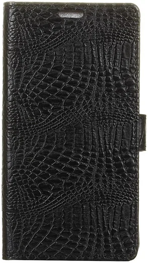 Samsung Galaxy A5 (2017) Portemonnee Hoesje Krokodil Structuur Zwart afbeelding 6