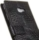 Samsung Galaxy A5 (2017) Portemonnee Hoesje Krokodil Structuur Zwart afbeelding 10