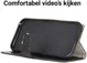 Samsung Galaxy A5 (2017) Portemonnee Hoesje Krokodil Structuur Zwart afbeelding 4