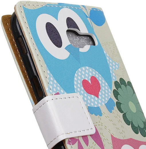 Samsung Galaxy A5 (2017) Portemonnee Print Hoesje Love Owls afbeelding 8