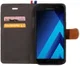 Samsung Galaxy Galaxy A5 (2017) Denim Portemonnee Hoesje Zwart afbeelding 2