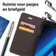 Samsung Galaxy Galaxy A5 (2017) Denim Portemonnee Hoesje Zwart afbeelding 3
