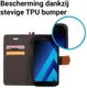 Samsung Galaxy Galaxy A5 (2017) Denim Portemonnee Hoesje Zwart afbeelding 5