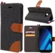 Samsung Galaxy Galaxy A5 (2017) Denim Portemonnee Hoesje Zwart afbeelding 9