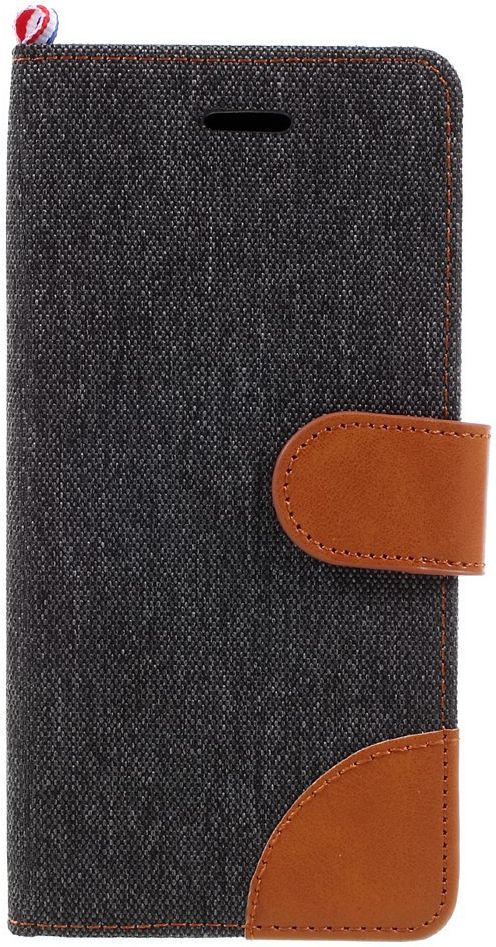 Samsung Galaxy Galaxy A5 (2017) Denim Portemonnee Hoesje Zwart afbeelding 1