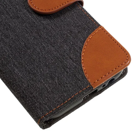 Samsung Galaxy Galaxy A5 (2017) Denim Portemonnee Hoesje Zwart afbeelding 11