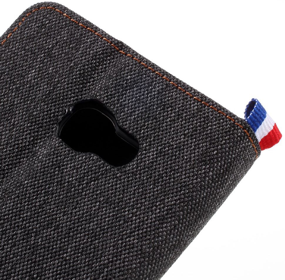 Samsung Galaxy Galaxy A5 (2017) Denim Portemonnee Hoesje Zwart afbeelding 12