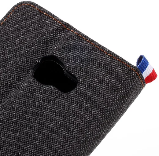 Samsung Galaxy Galaxy A5 (2017) Denim Portemonnee Hoesje Zwart afbeelding 12