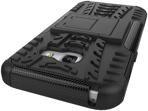 Hybride Samsung Galaxy A3 (2017) Back Cover Zwart afbeelding 4