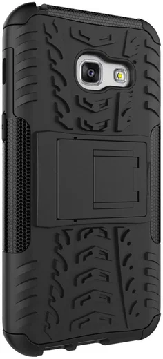 Hybride Samsung Galaxy A3 (2017) Back Cover Zwart afbeelding 6