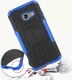 Hybride Samsung Galaxy A3 (2017) Back Cover Blauw afbeelding 3