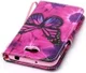 Huawei Y6 2 Compact Portemonnee Purple Butterfly afbeelding 6