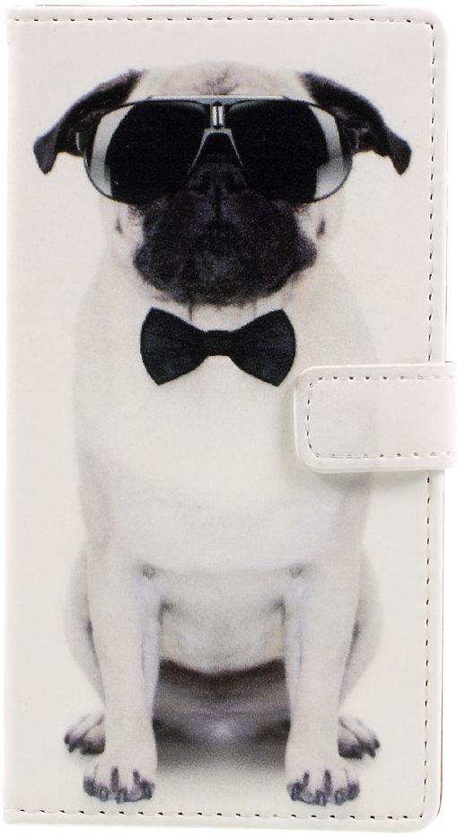 Lenovo K6 Portemonnee Hoesje Hond afbeelding 2