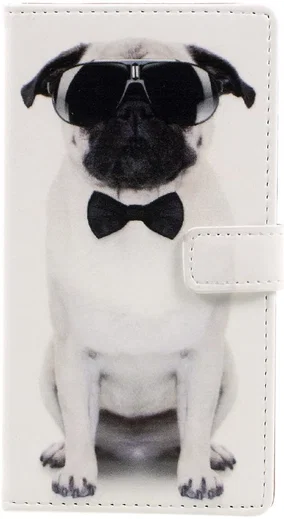Lenovo K6 Portemonnee Hoesje Hond afbeelding 2