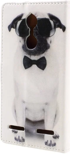 Lenovo K6 Portemonnee Hoesje Hond afbeelding 3