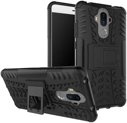 Huawei Mate 9 Hybrid Kickstand Hoesje Zwart afbeelding 1