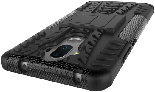 Huawei Mate 9 Hybrid Kickstand Hoesje Zwart afbeelding 11