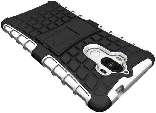 Huawei Mate 9 Hybrid Kickstand Hoesje Wit afbeelding 6