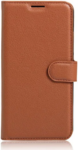 Lenovo P2 Portemonnee Hoesje Bruin afbeelding 2
