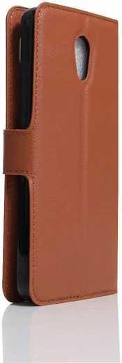 Lenovo P2 Portemonnee Hoesje Bruin afbeelding 3