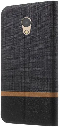 Lenovo P2 Design Flip Hoesje Zwart afbeelding 3