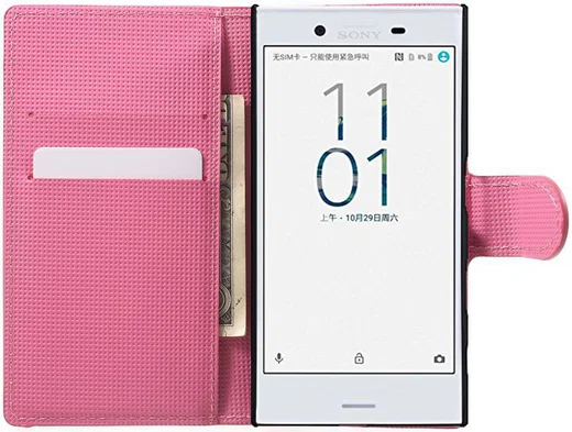 Sony Xperia X Compact Portemonnee Hoesje Blossom afbeelding 2