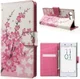Sony Xperia X Compact Portemonnee Hoesje Blossom afbeelding 1